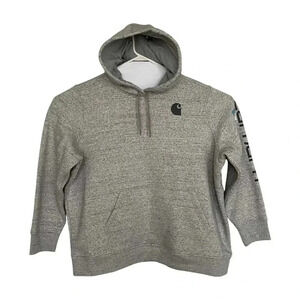 Carhartt Size 3X Relaxed Fit Midweight Logo Sleeve Graphic Sweatshirt Hoodie